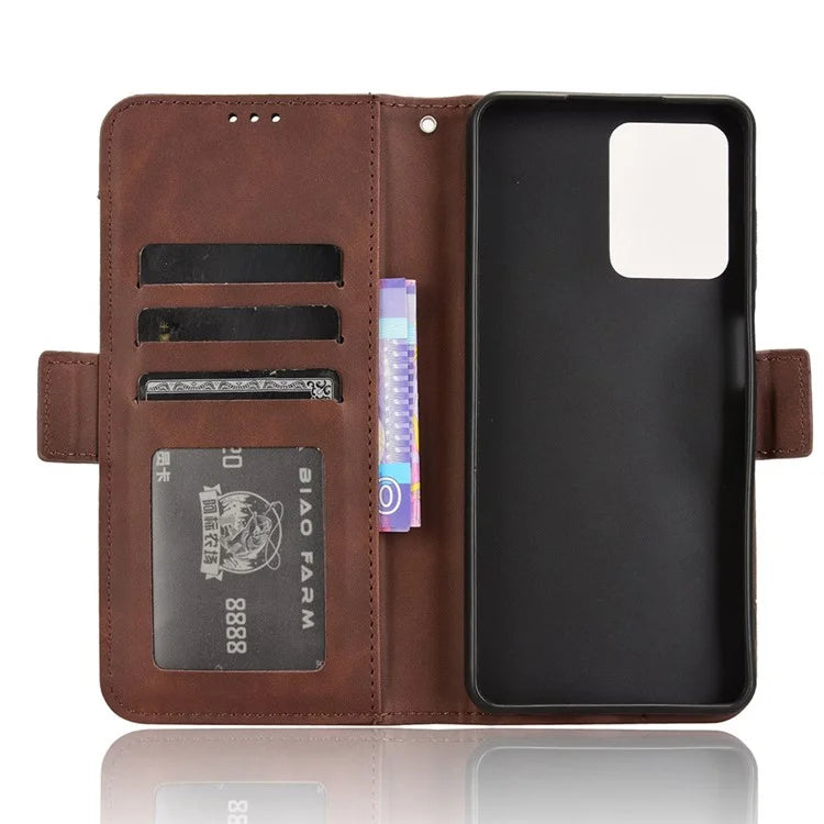 For HMD Pulse  /  Pulse Pro  /  Pulse+ Case Multiple Card Slots Leather Stand Phone Cover
