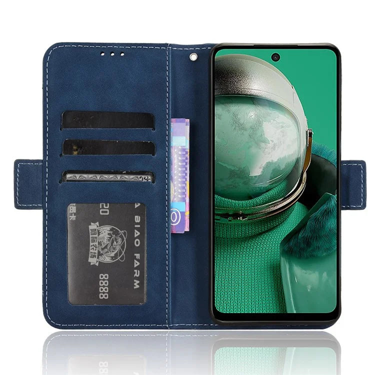 For HMD Pulse  /  Pulse Pro  /  Pulse+ Case Multiple Card Slots Leather Stand Phone Cover