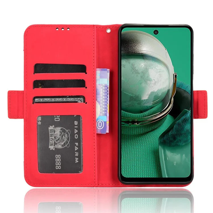 For HMD Pulse  /  Pulse Pro  /  Pulse+ Case Multiple Card Slots Leather Stand Phone Cover