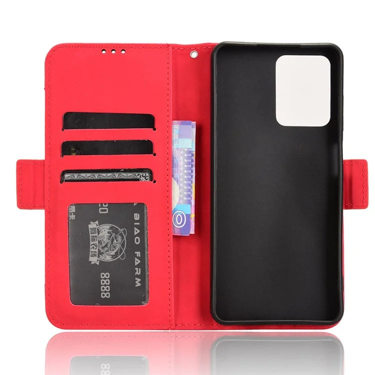 For HMD Pulse  /  Pulse Pro  /  Pulse+ Case Multiple Card Slots Leather Stand Phone Cover