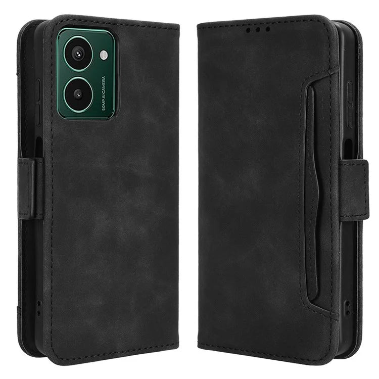 For HMD Pulse  /  Pulse Pro  /  Pulse+ Case Multiple Card Slots Leather Stand Phone Cover
