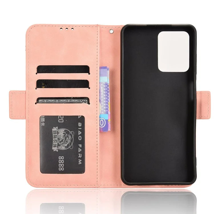 For HMD Pulse  /  Pulse Pro  /  Pulse+ Case Multiple Card Slots Leather Stand Phone Cover