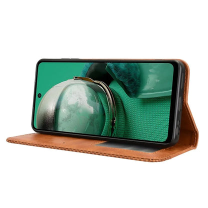 For HMD Pulse  /  Pulse Pro  /  Pulse+ Case Retro PU Leather Wallet Phone Cover Stand