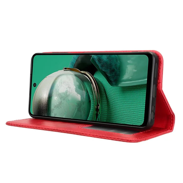 For HMD Pulse  /  Pulse Pro  /  Pulse+ Case Retro PU Leather Wallet Phone Cover Stand