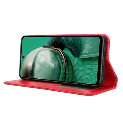 For HMD Pulse  /  Pulse Pro  /  Pulse+ Case Retro PU Leather Wallet Phone Cover Stand