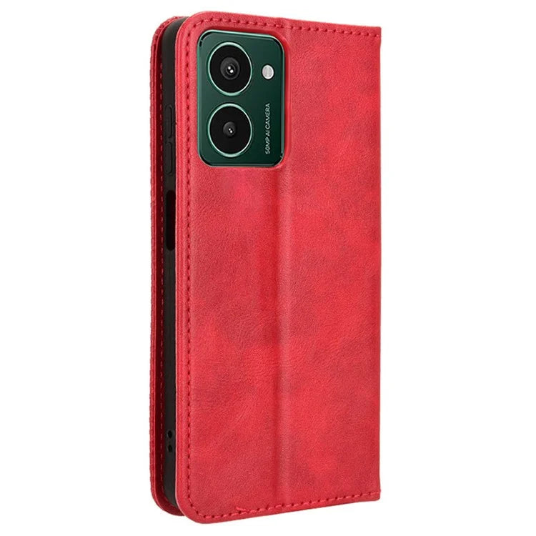 For HMD Pulse  /  Pulse Pro  /  Pulse+ Case Retro PU Leather Wallet Phone Cover Stand