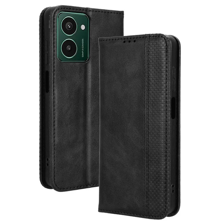 For HMD Pulse  /  Pulse Pro  /  Pulse+ Case Retro PU Leather Wallet Phone Cover Stand