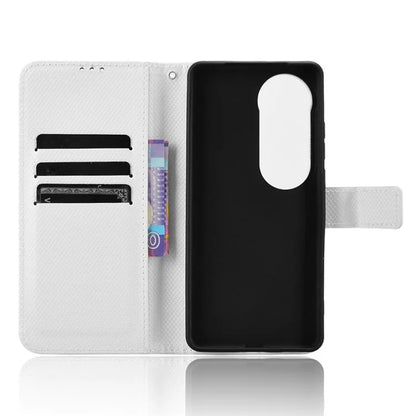 For vivo S19 5G Case PU Leather Diamond Texture Protective Phone Cover