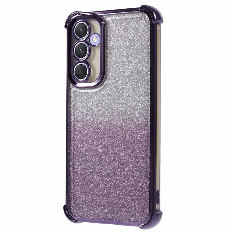 For Samsung Galaxy S23 FE Case Electroplated Glitter TPU Soft Phone Cover