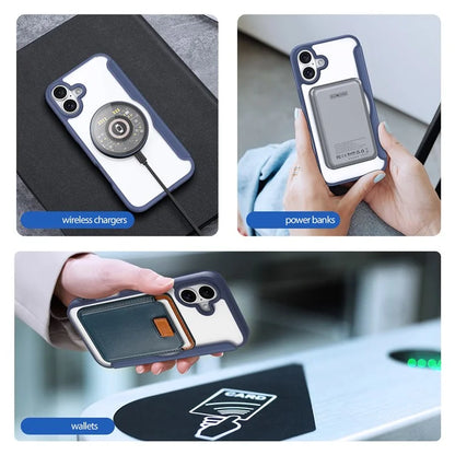 DUX DUCIS Skin X Pro for iPhone 16 Plus Case Compatible with MagSafe Card Slot Leather Cover