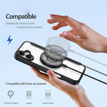 DUX DUCIS Skin X Pro for iPhone 16 Plus Case Compatible with MagSafe Card Slot Leather Cover