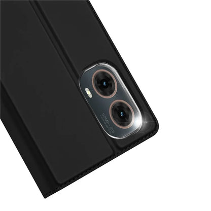 DUX DUCIS Skin Pro Series For Motorola Moto G85 5G / S50 Neo 5G Leather Case with Card Slot Stand