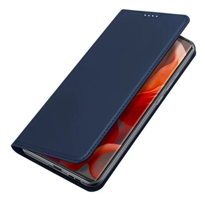 DUX DUCIS Skin Pro Series For Motorola Moto G85 5G / S50 Neo 5G Leather Case with Card Slot Stand