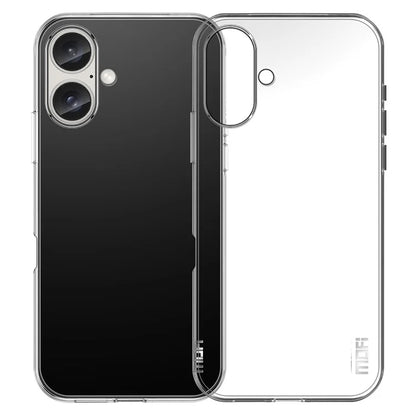 MOFI For iPhone 16 Plus Case Anti-scratch Transparent Soft TPU Phone Cover