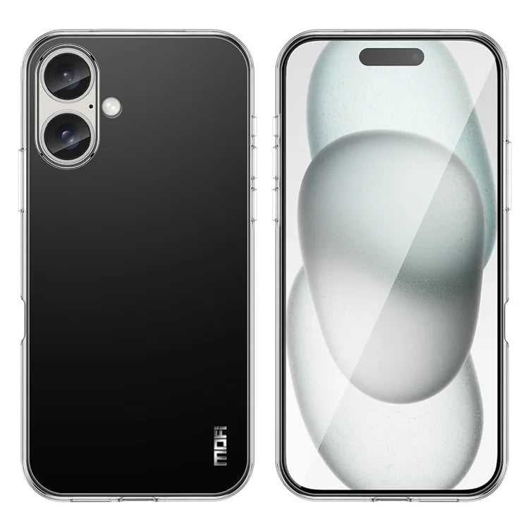MOFI For iPhone 16 Case Soft TPU Slim Phone Cover HD Transparent