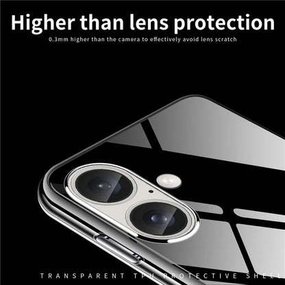 MOFI For iPhone 16 Case Soft TPU Slim Phone Cover HD Transparent