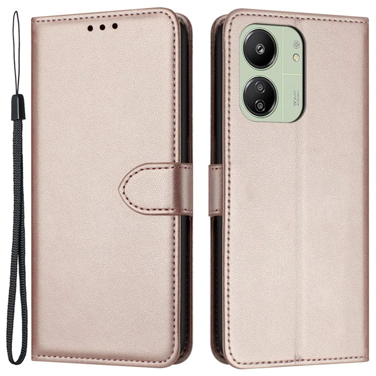For Xiaomi Redmi 13C 4G / 5G / 13R 5G / Poco M6 5G / Poco C65 4G Wallet Phone Case Leather Stand Cover