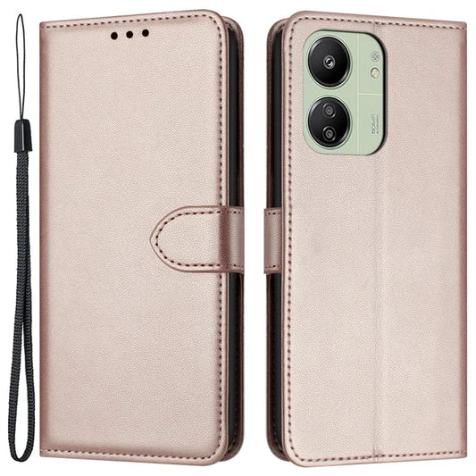 For Xiaomi Redmi 13C 4G / 5G / 13R 5G / Poco M6 5G / Poco C65 4G Wallet Phone Case Leather Stand Cover