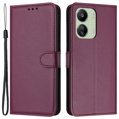 For Xiaomi Redmi 13C 4G / 5G / 13R 5G / Poco M6 5G / Poco C65 4G Wallet Phone Case Leather Stand Cover
