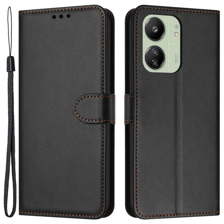 For Xiaomi Redmi 13C 4G / 5G / 13R 5G / Poco M6 5G / Poco C65 4G Wallet Phone Case Leather Stand Cover