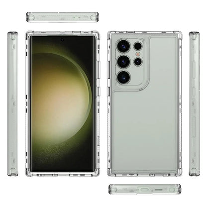 For Samsung Galaxy S23 Ultra Case Acrylic+TPU Shockproof Clear Phone Cover