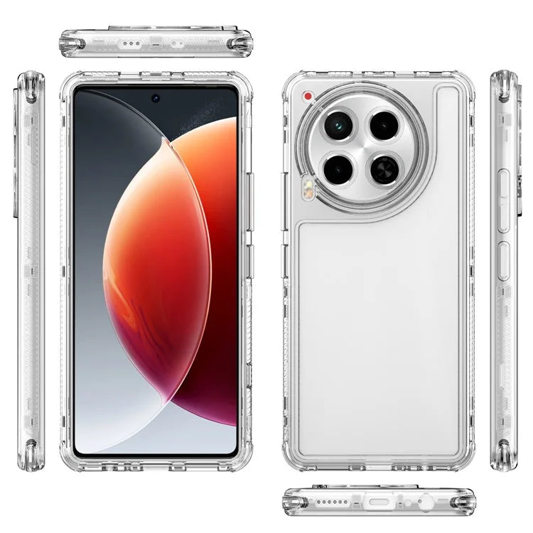 For TECNO Camon 30 4G / 5G Clear Case Acrylic+TPU Protective Phone Cover