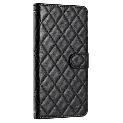 For HMD Pulse Pro Case Classic Rhombus Pattern Leather Phone Cover