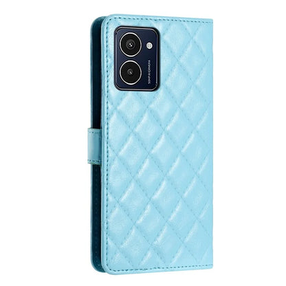 For HMD Pulse Pro Case Classic Rhombus Pattern Leather Phone Cover