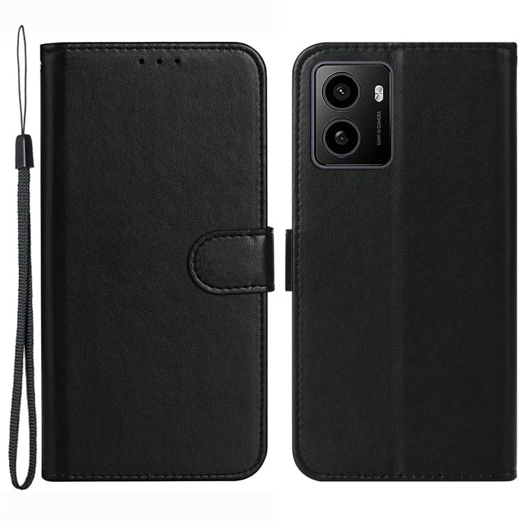 For HMD Pulse+ / Pulse Case Leather Wallet Phone Cover Stand Function Solid Color