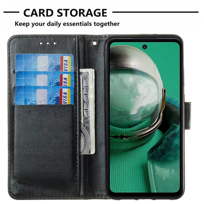 For HMD Pulse+ / Pulse Case Leather Wallet Phone Cover Stand Function Solid Color