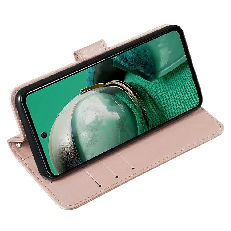 For HMD Pulse+ / Pulse Case Leather Wallet Phone Cover Stand Function Solid Color