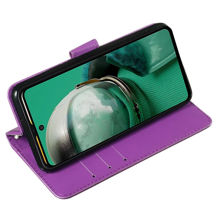 For HMD Pulse+ / Pulse Case Leather Wallet Phone Cover Stand Function Solid Color
