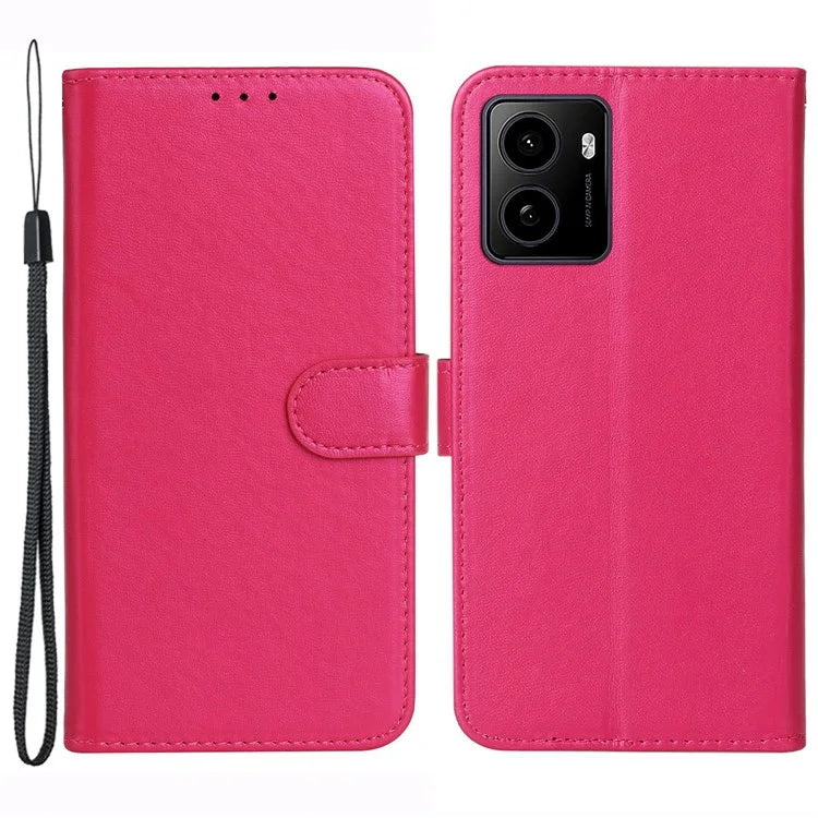 For HMD Pulse+ / Pulse Case Leather Wallet Phone Cover Stand Function Solid Color