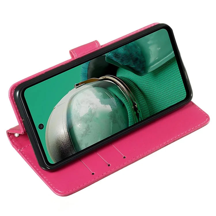For HMD Pulse+ / Pulse Case Leather Wallet Phone Cover Stand Function Solid Color