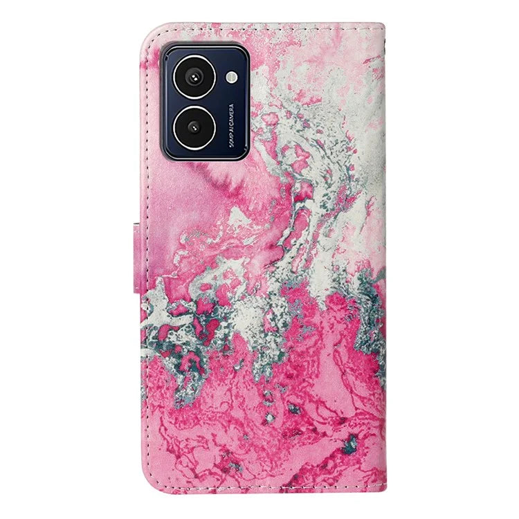 For HMD Pulse Pro Case Leather Pattern Design Magnetic Clasp Folio Phone Cover