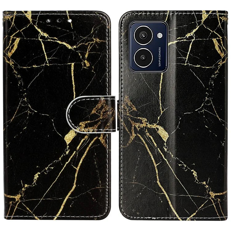 For HMD Pulse Pro Case Leather Pattern Design Magnetic Clasp Folio Phone Cover