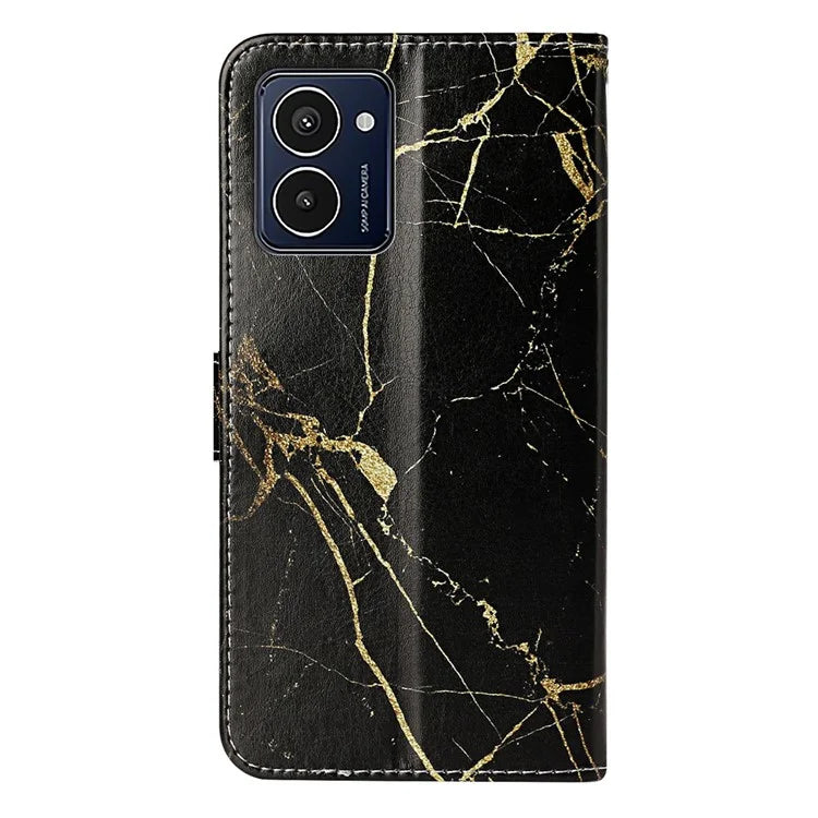 For HMD Pulse Pro Case Leather Pattern Design Magnetic Clasp Folio Phone Cover