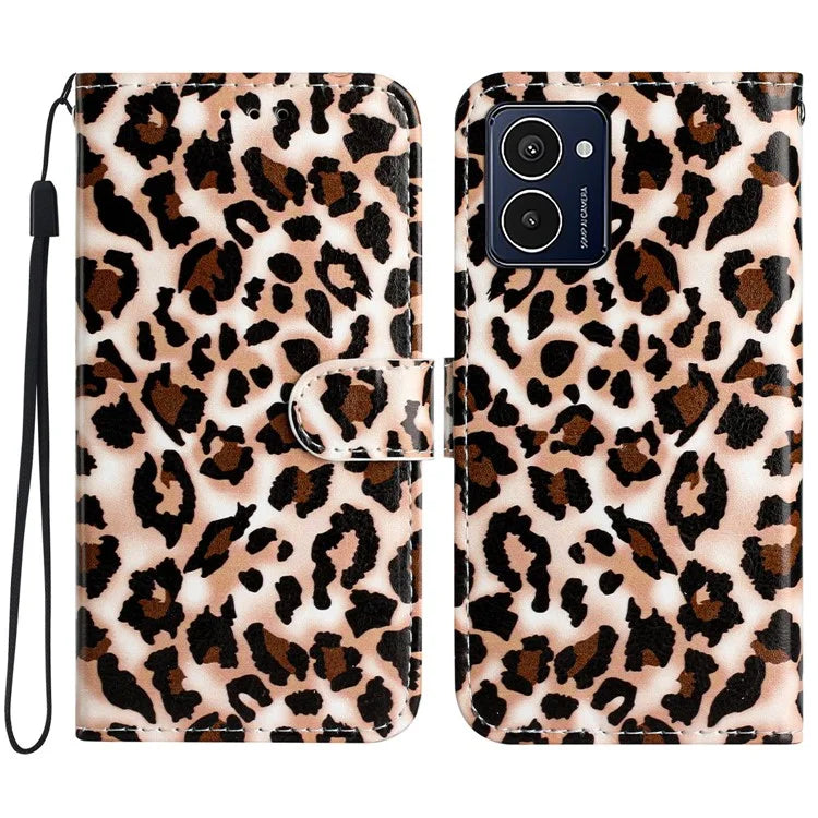 For HMD Pulse Pro Case Printed Pattern Design Leather Phone Cover