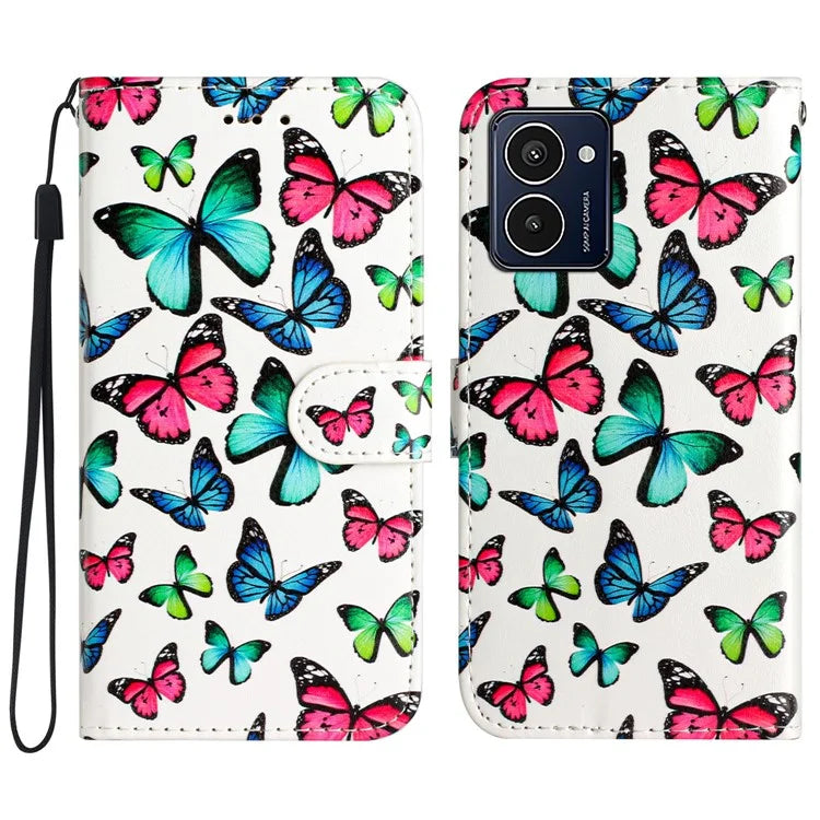 For HMD Pulse Pro Case Printed Pattern Design Leather Phone Cover