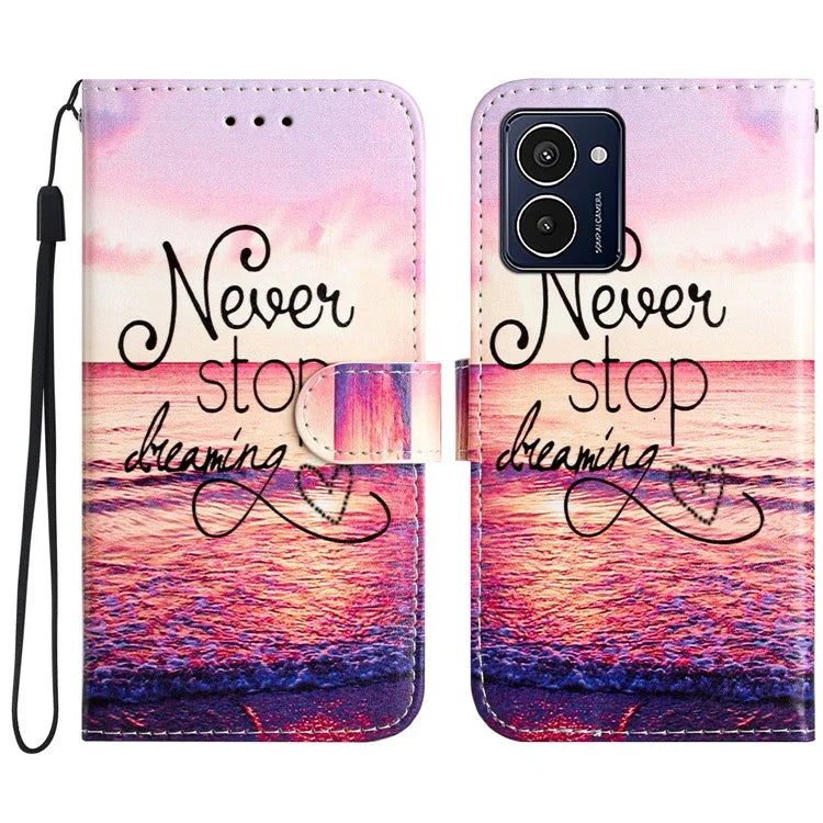 For HMD Pulse Pro Case Printed Pattern Design Leather Phone Cover