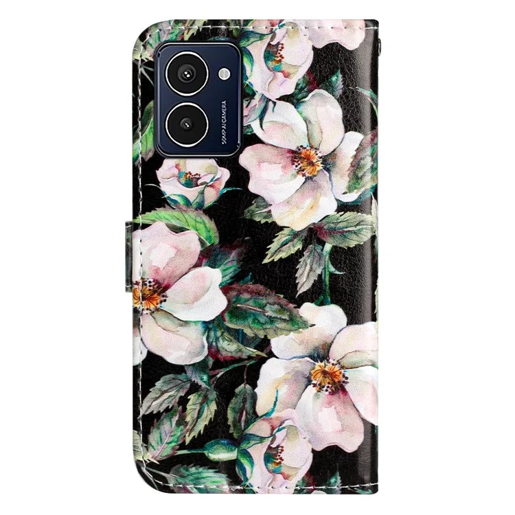 For HMD Pulse Pro Case Printed Pattern Design Leather Phone Cover