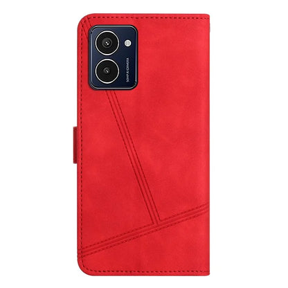 For HMD Pulse Pro Case Flip Leather Retro Phone Cover Lines Imprinted