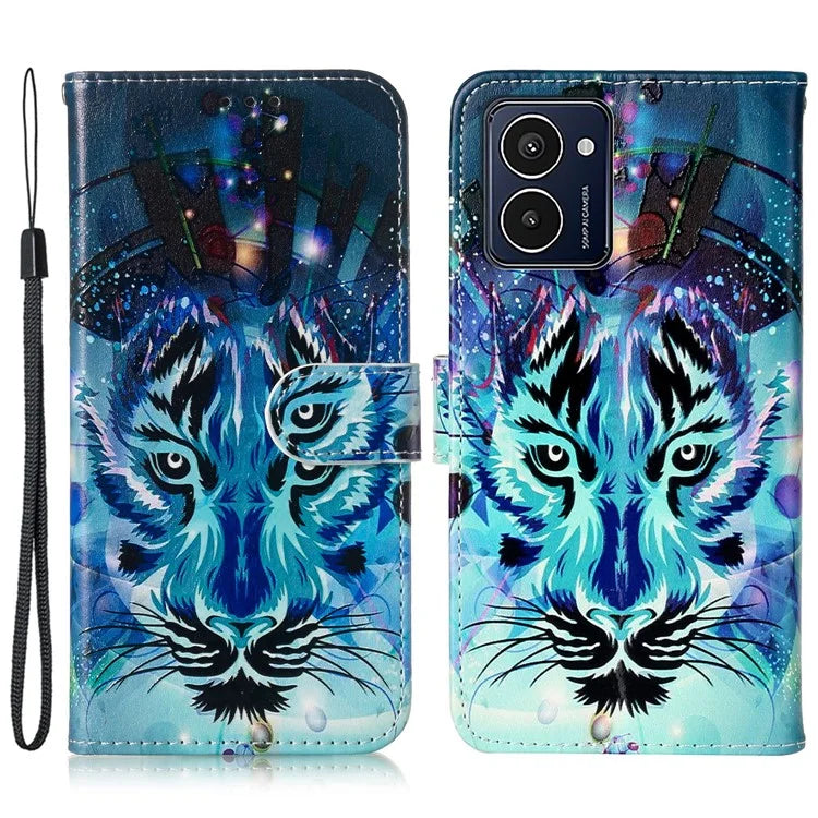For HMD Pulse Pro Case with Card Holder Pattern Leather Phone Cover