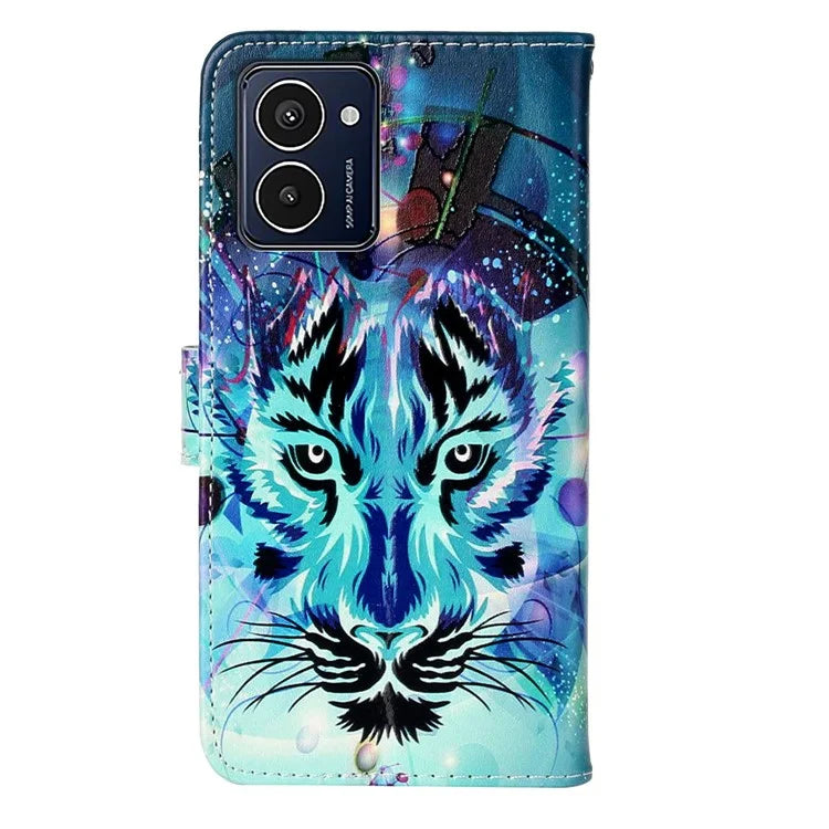 For HMD Pulse Pro Case with Card Holder Pattern Leather Phone Cover