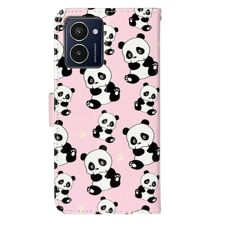 For HMD Pulse Pro Case with Card Holder Pattern Leather Phone Cover