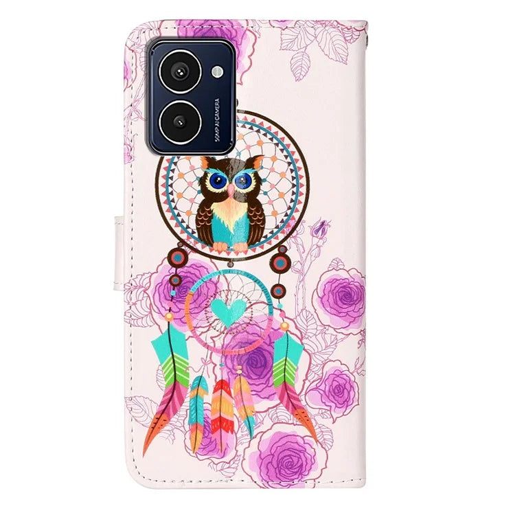 For HMD Pulse Pro Case with Card Holder Pattern Leather Phone Cover