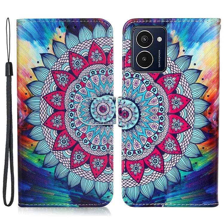 For HMD Pulse Pro Case with Card Holder Pattern Leather Phone Cover