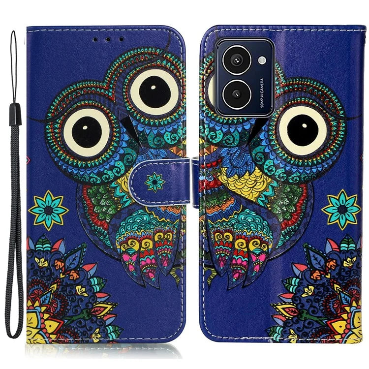 For HMD Pulse Pro Case with Card Holder Pattern Leather Phone Cover