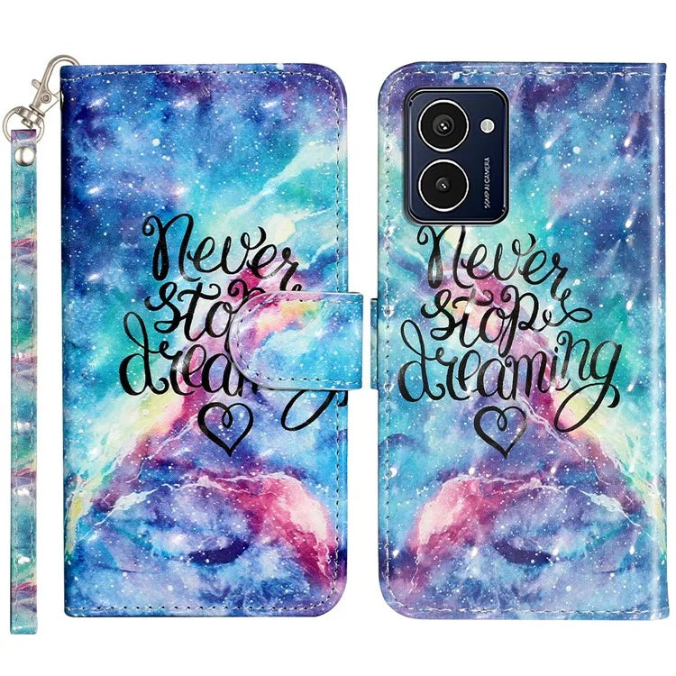 For HMD Pulse Pro Case 3D Pattern Printed Phone Leather Cover Handbag