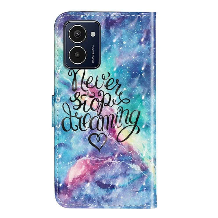 For HMD Pulse Pro Case 3D Pattern Printed Phone Leather Cover Handbag